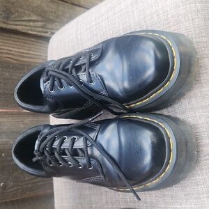 Dr Martens 8053 Leather Platform Casual Shoes